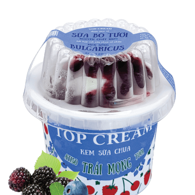 Kem sữa chua atiso trái mọng tươi TopCream 120g