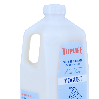 Kem chế biến sẵn bình 1.8 lít vị yogurt