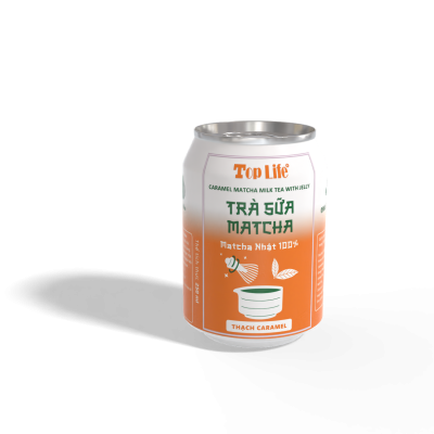 Trà sữa matcha caramel thạch caramel