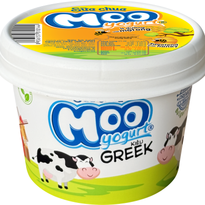 Sữa chua Moo ít đường với mật ong 125g