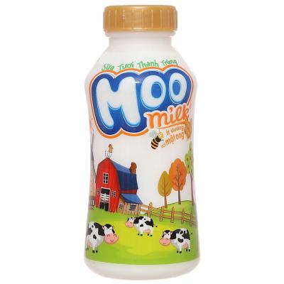Sữa Tươi Thanh Trùng Moo Milk Mật Ong 950ml (Ít đường)